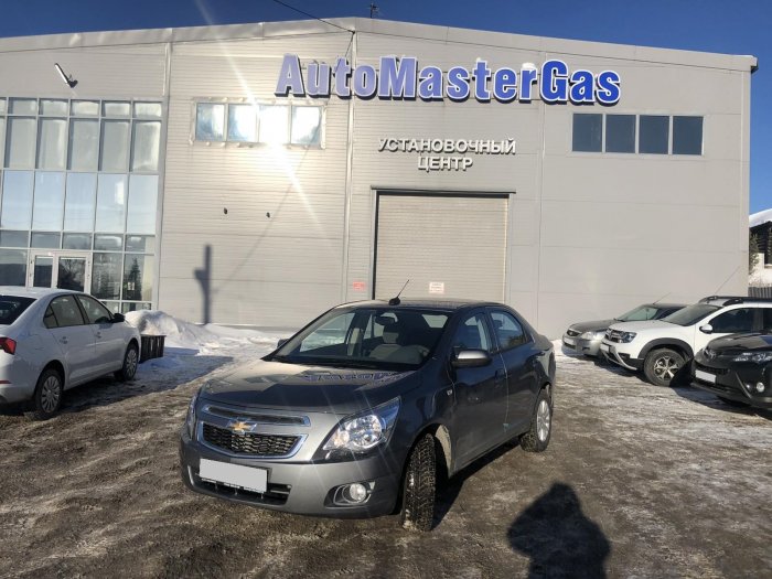 Установка ГБО 4 поколения на Chevrolet Cobalt 2020г., пропан 4SAVE (Польша), двигатель 1.6л. 4 цилиндра