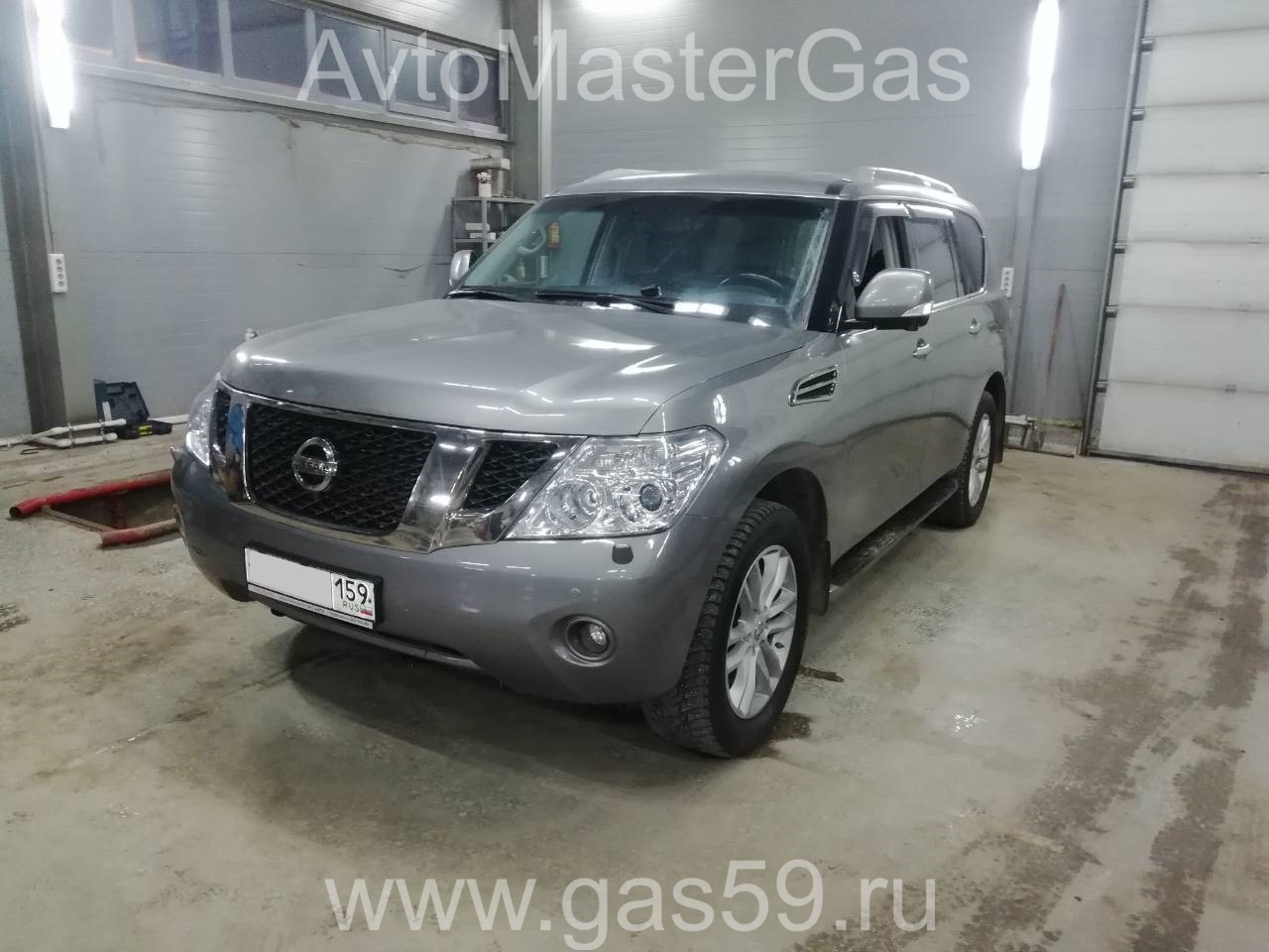 Установка ГБО на Nissan Patrol 2010г., ГБО 4 поколения, пропан STAG (Польша), 4WD, двигатель 5.6л. 8 цилиндров