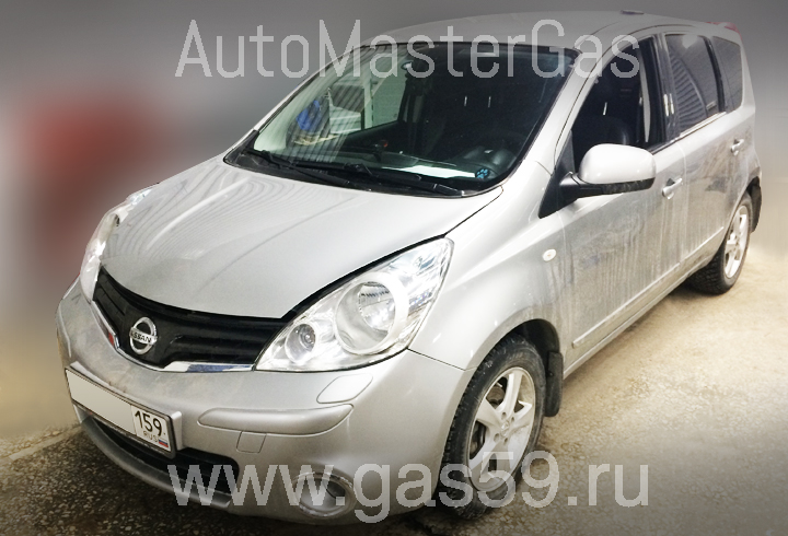Установка газобаллонного оборудования LANDIRENZO (Италия) на Nissan Note