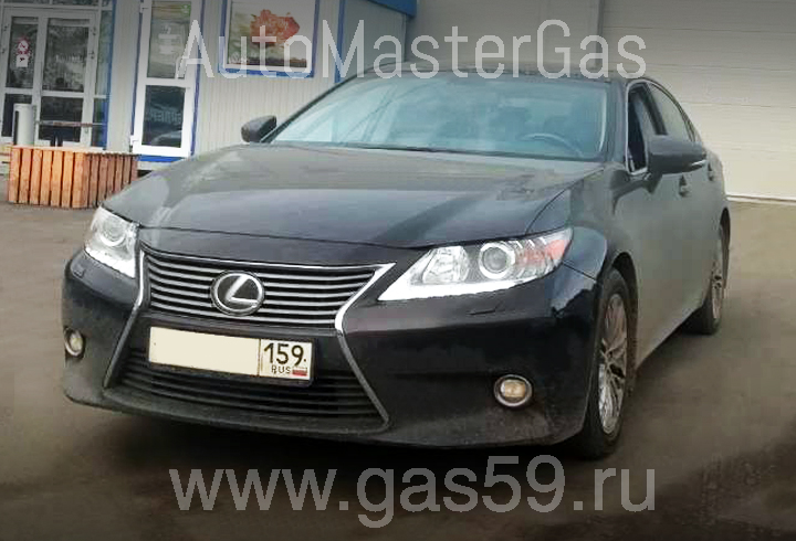Установка ГБО на Lexus ES 250, ГБО 4 поколения LANDIRENZO (Италия), с тороидальным баллоном на 53 л.