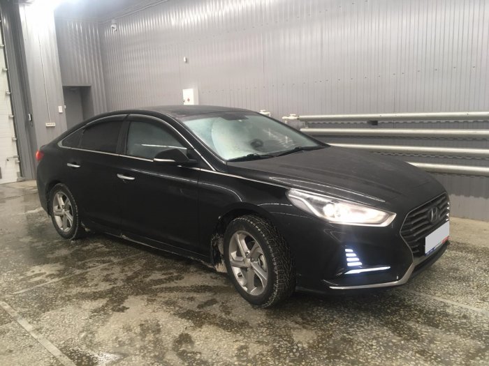 Установка ГБО на Hyundai Sonata 2019г., ГБО 4 поколения, пропан LANDI RENZO (Италия), двигатель 2.0л. 4 цилиндра