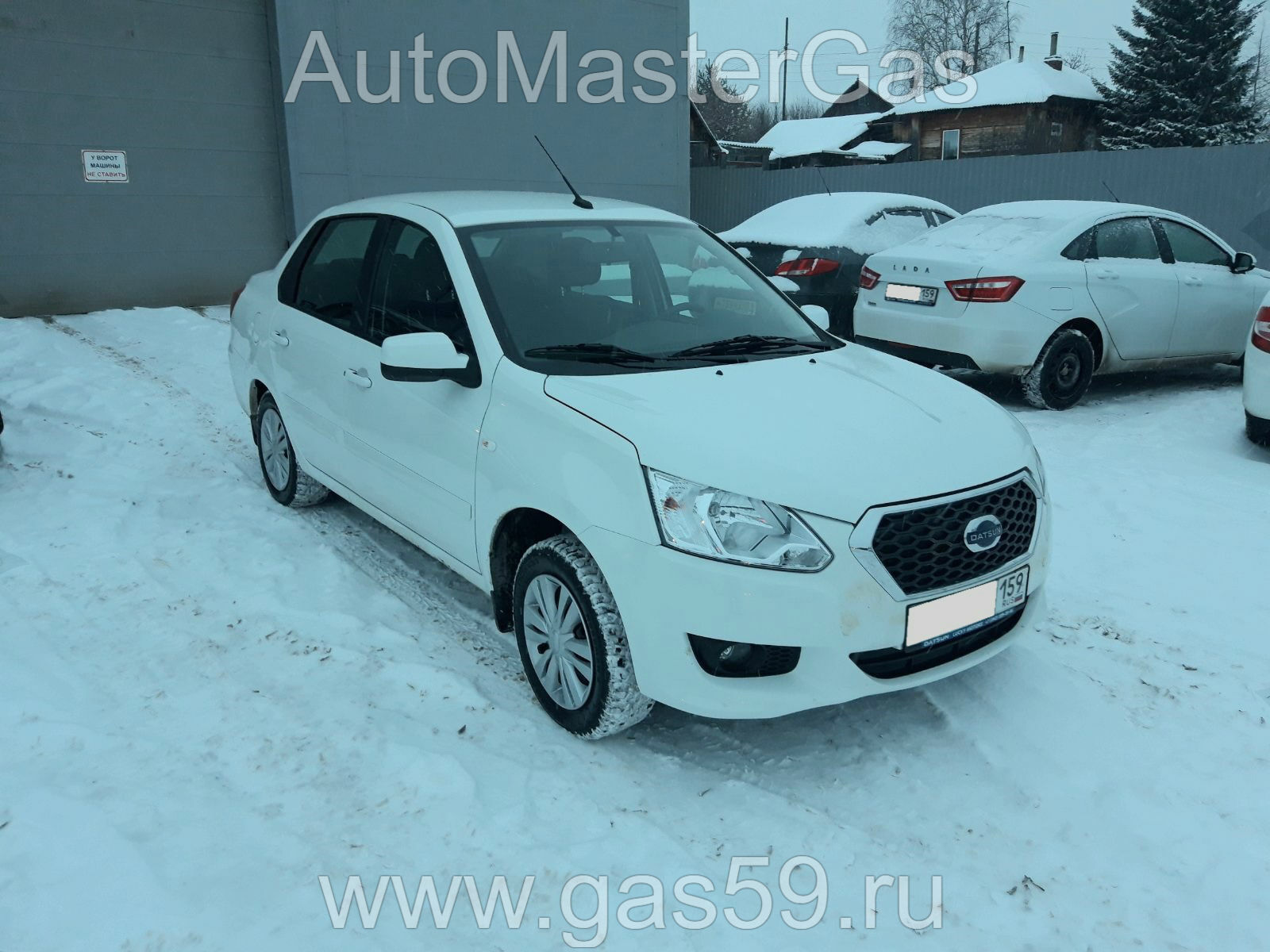 Установка ГБО на Datsun on-DO 2019г., ГБО 4 поколения, метан LANDIRENZO (Италия), двигатель 1.6л. 4 цилиндра 87 л.с.