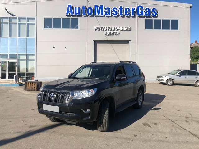 Установка ГБО на Toyota Land Cruiser Prado 2021г., ГБО 4 поколения, метан LANDI RENZO (Италия), двигатель 2.7л. 4 цилиндра