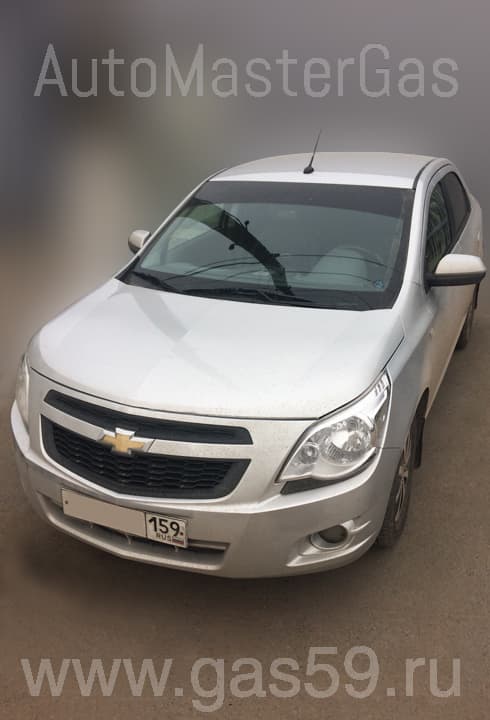 Установка ГБО на Chevrolet Cobalt 1.5, ГБО 4 поколения LANDIRENZO, с тороидальным баллоном на 53 л.