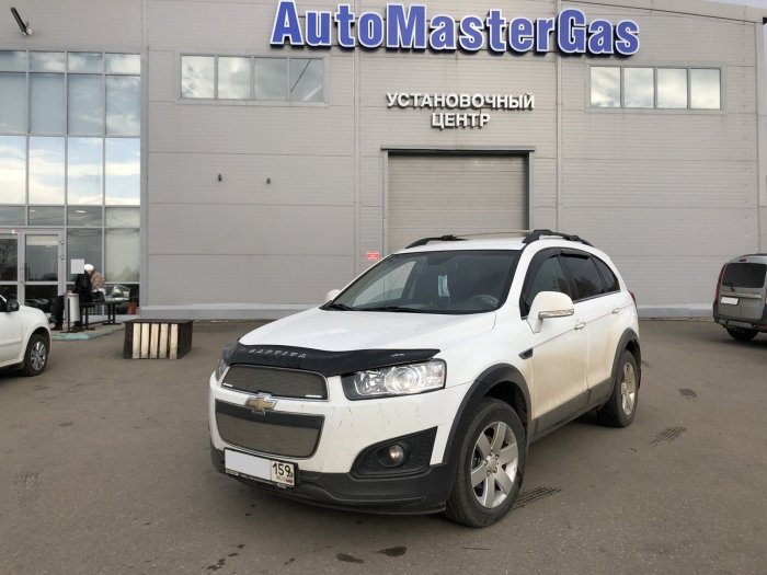 Установка ГБО на Chevrolet Captiva 2013г., ГБО 4 поколения, метан LANDIRENZO (Италия), двигатель 2.4л. 4 цилиндра