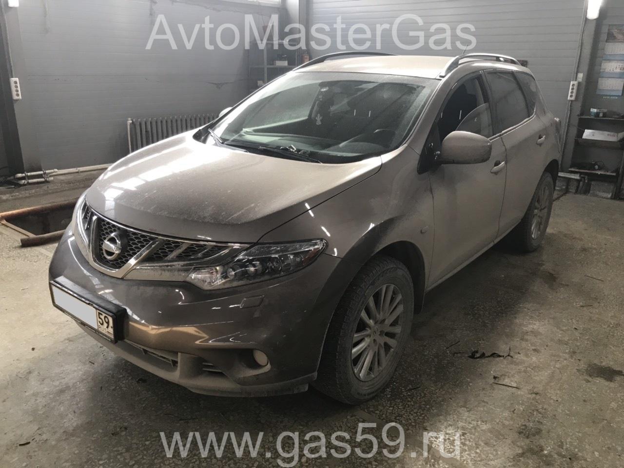 Установка ГБО на Nissan Murano 2017г., ГБО 4 поколения, пропан DIGITRONIC (Италия), V6 AWD двигатель 3.5л. 6 цилиндров