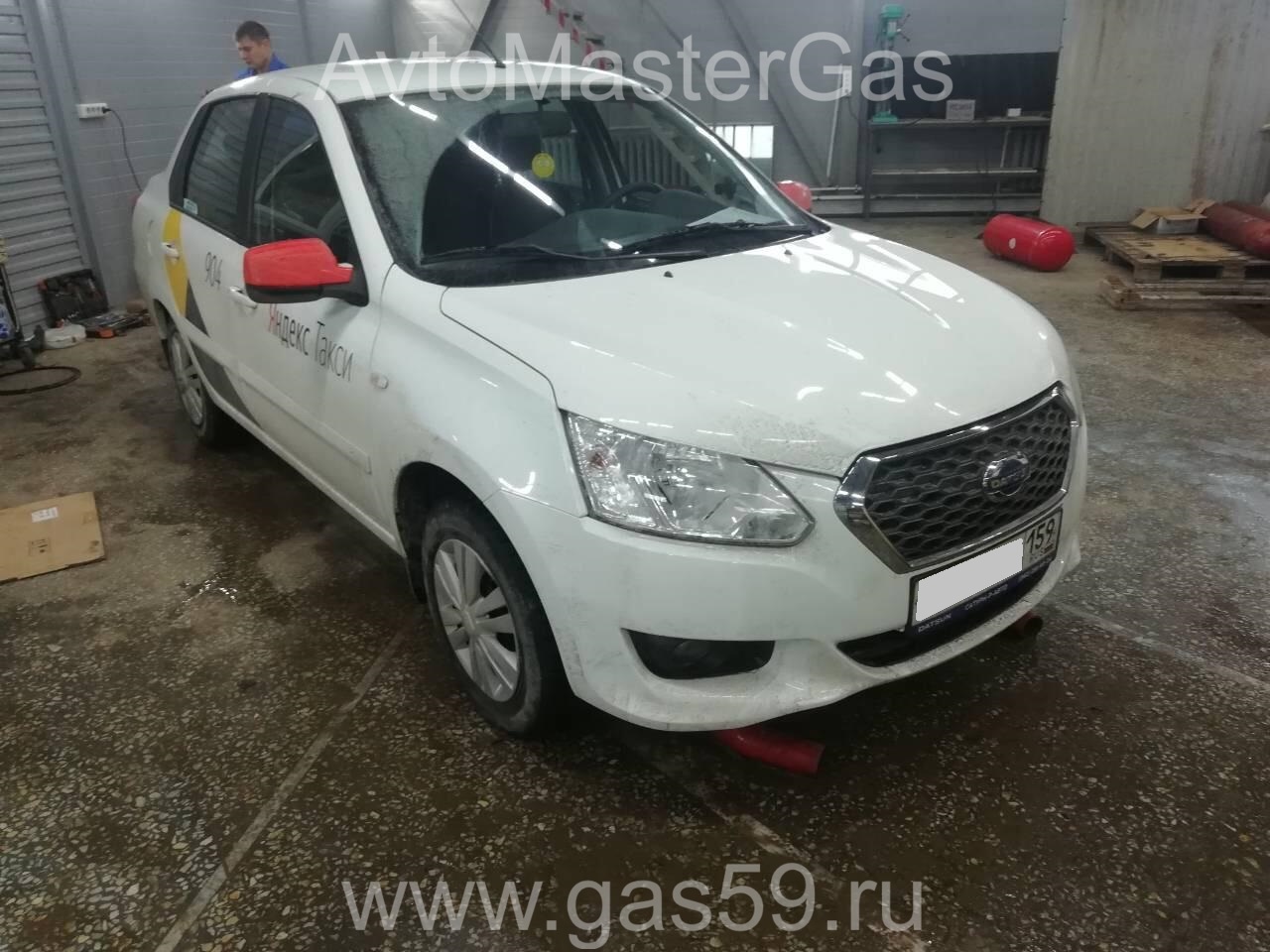 Установка ГБО на Datsun on-DO, ГБО 4 поколения, метан LANDIRENZO (Италия)
