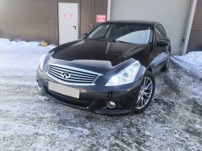 Установка ГБО на Infiniti G25 2012 г., ГБО 4 поколения, метан OMVL (Италия), двигатель 2.5 л. 6 цилиндров