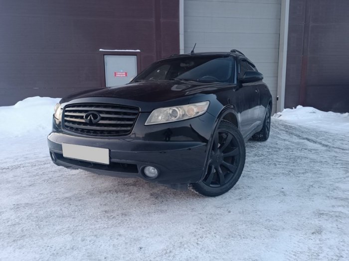 Установка ГБО на Infiniti FX35 2003 г., ГБО 4 поколения, пропан 4SAVE (Польша), двигатель 3.5 л. 6 цилиндров