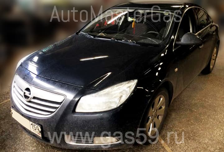 Установка ГБО на Opel Insignia, ГБО 4 поколения LANDIRENZO, с тороидальным баллоном на 53 литра