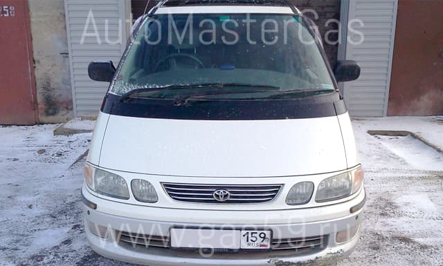 Установка ГБО на Toyota Estima (Toyota Previa), ГБО 4 поколения BRC Sequent (Италия), баллон 42 л.